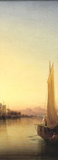 Friedrich Thurau, G´Detail aus der Abendstimmung am Untersee 