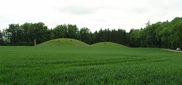 Lehmziegelmauer im Freilichtmuseum Heuneburg