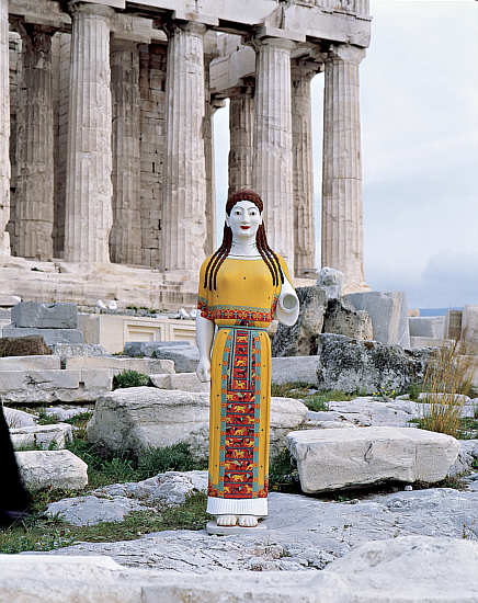 Die Jagdgttin Artemis (so genannte Peploskore)