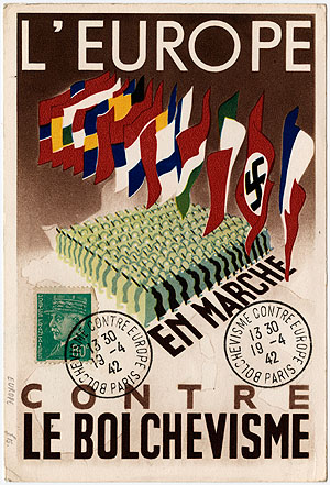 Europa marschiert gegen den Bolschewismus. 1942