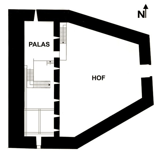 Wscherschloss: Grundriss der Anlage 