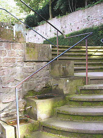 Hortus Palatinus, Ellipsentreppe