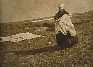 Heinrich Kühn, Holländische Wäscherin, um 1900. CC0, MKG Hamburg