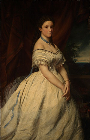 Baptist Tuttiné, Alberta von Freydorf, 1870 . Staatliche Kunsthalle Karlsruhe