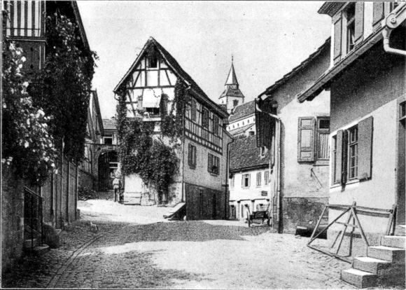 Gernsbach, H&auml;user im Wallbachtal
