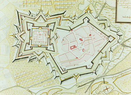 Mannheim, Modell von Stadt und Zitadelle