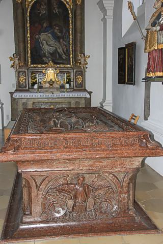 Neumarkt, Hofkirche, Tumba des Pfalzgrafen Otto II. von Mosbach, +1499