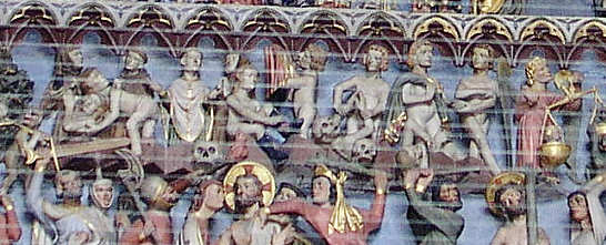 Jüngstes Gericht: Die Erlösten entsteigen ihren Gräbern