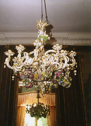 Porzellanleuchter aus Frankenthaler Porzellan