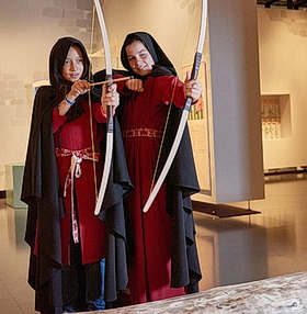 Übungen mit Pfeil und Bogen