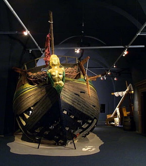 Schifsbug mit Galionsfigur