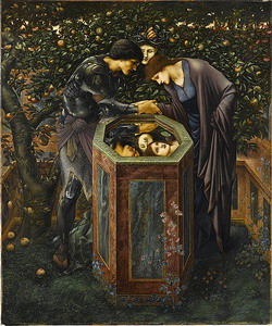 Edward Burne-Jones, Das Schreckenshaupt, 1885-87