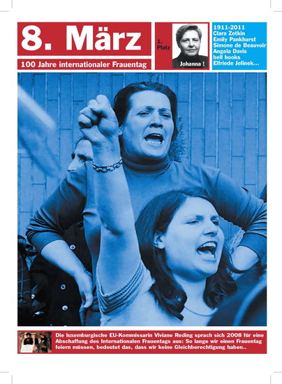 Stefanie Seibold, Gratiszeitung zum Frauentag 2011 |  bei der Knstlerin