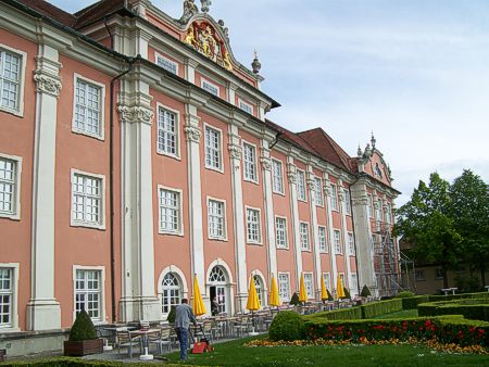 Neues Schloss Meersburg, seeseitige Fassade