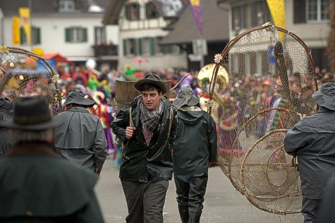 Ermatinger Groppenfasnacht. Der Umzug findet allerdings nur alle drei Jahre statt  Das nchste Mal 2013. Bild: Chris Denneffel