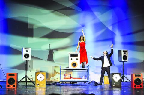 Topas und Roxanne im Heidelberger Schloss. Bild: TOPAS Entertainment