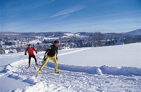Auf der Loipe bei Hinterzarten.  TI Hinterzarten