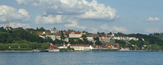 Panorama von Meersburg am Bodensee