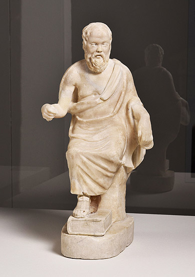Philosophenstatuette aus den r&ouml;m. Nationalmuseen &copy; Badisches Landesmuseum Karlsruhe