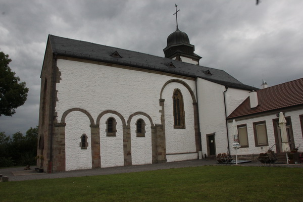 Remigiusberg, Mittelschiff der ehemaligen Propsteikirche, nach Abbruch der Seiten- und Querschiffe