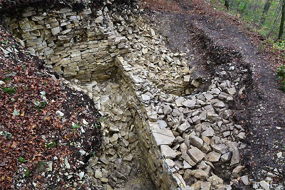 Keltische Befestigung bei Langenensingen. Bild: RP Stuttgart/Landesamt f&uuml;r Denkmalpflege 