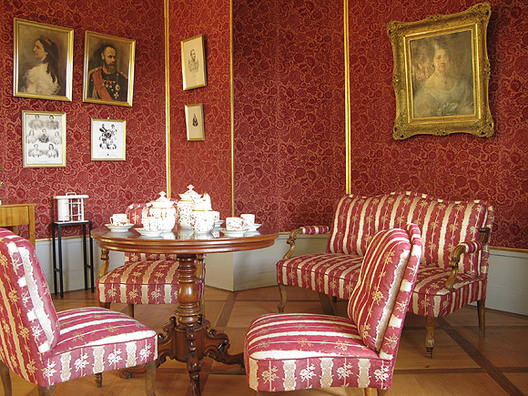 Schloss Kirchheim, Gartenzimmer der Herzogin Henriette. Foto: Julia Haseloff/ssg 