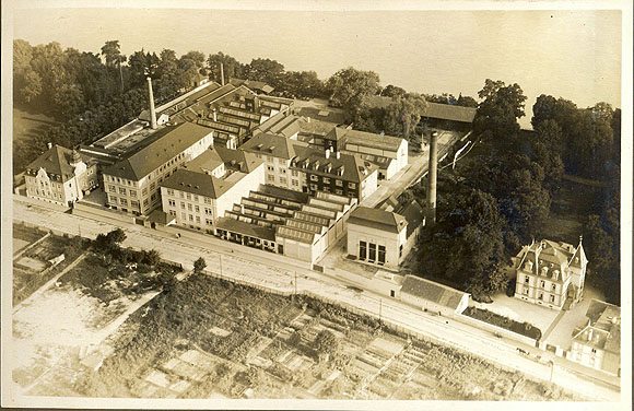 Chemische Fabrik Hoffmann-La Roche 1927. Bild: Dreiländermuseum Lörrach
