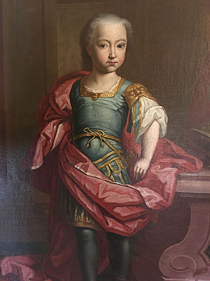 Kinderbild des späteren Kurfürsten Carl Theodor von der Pfalz