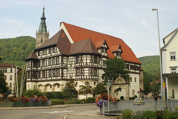 Schloss Urach von der Straße aus