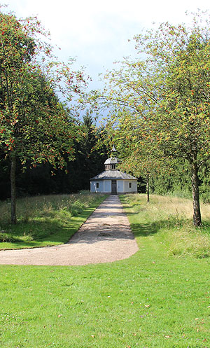 Eremitage der Markgräfin Sibylla Augusta im Schlossgarten Favorite bei Rastatt