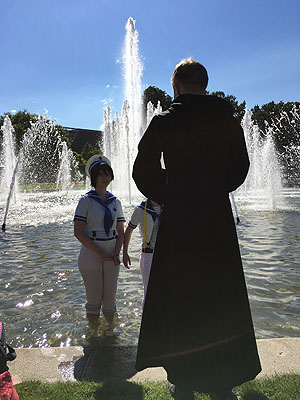 Keine Angst vor Grenzüberschreitungen: Unkonventionelles nicht nur beim Cosplay-Treffen 2017 am Mannheimer Wasserturm, sondern auch bei der Arbeit mit dem kulturellen Erbe bei kulturer.be. 