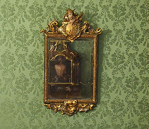 Neues Schloss Meersburg: Der Feuchtmayer-Spiegel, Detail