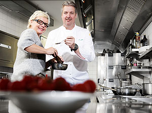 Ina und Michael Lacher führten das Schlossrestaurant seit 2011. Foto: Michael Lacher