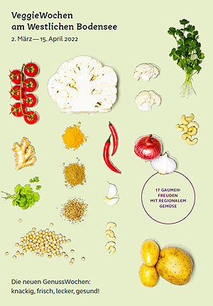 Flyer "Veggiewochen". © Regio Konstanz Bodensee Hegau e.V.