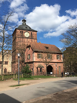 Schloss Heidelberg, Torbau mit Torturm, 16./18. Jh. Foto: kulturer.be