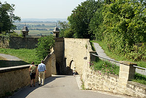 Festung Hohenasperg, Aufgang zum Plateau. Foto: kulturer.be