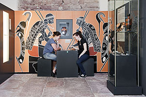 Blick in die Ausstellung "Glanz der Antike" © rem