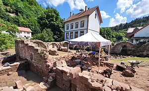 Ruinen der Abtei Graufthal, Eschbourg. Foto: AA