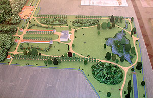 Schloss Favorite, Modell der Anlage. Foto: kulturer.be