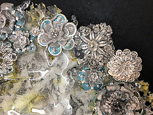 Kerstin Müllerperth: "Blütenkranz", 2022. Foto: Kerstin Müllerperth