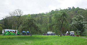 Die Bildungsmobile in Aktion. Foto: Martin Schwenninger.