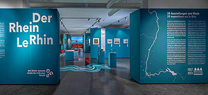 Blick in die Sonderausstellung in Lörrach © Dreiländermuseum/Foto: Axel Hupfer 
