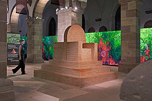 Museum im Andreasstift Worms: Borbetografie und Kaiserthron-Projekt. Fotos: Eichfelder