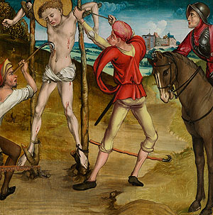 Martyrium eines Heiligen, evtl. Bodenseekreis. © Musée Unterlinden, Colmar, Foto Le Réverbère Mulhouse.