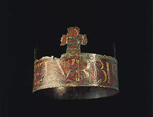 Grabkrone Kaiser Konrads II. im Historischen Museum der Pfalz: Foto: hmp