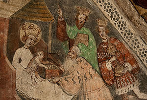 Fesko in der Veitskapelle in Stuttgart-Mühlhausen: Besuch der Heiligen Drei Könige 