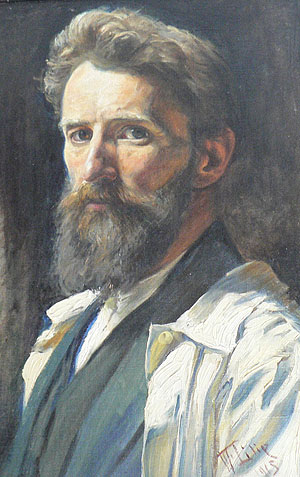 Walther Lilie, Selbstporträt 1915.