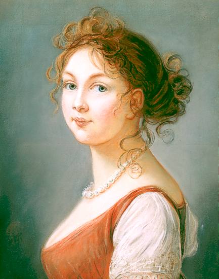 Elisabeth Vigée-Lebrun, Königin Luise von Preußen. Pastell, 1801