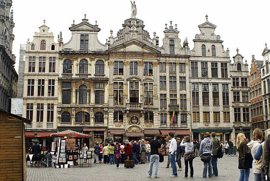 Br�ssel, Grote Markt, Nordostseite