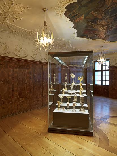 Neuprsentation des Schaffhauser Zunftsilbers im Festsaal aus dem Haus 